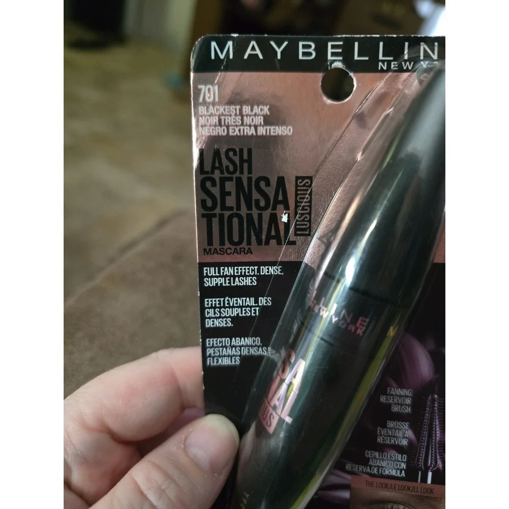 Maybelline NY Lash Sensational Luscious Washable Mascara 701 Blackest Black
